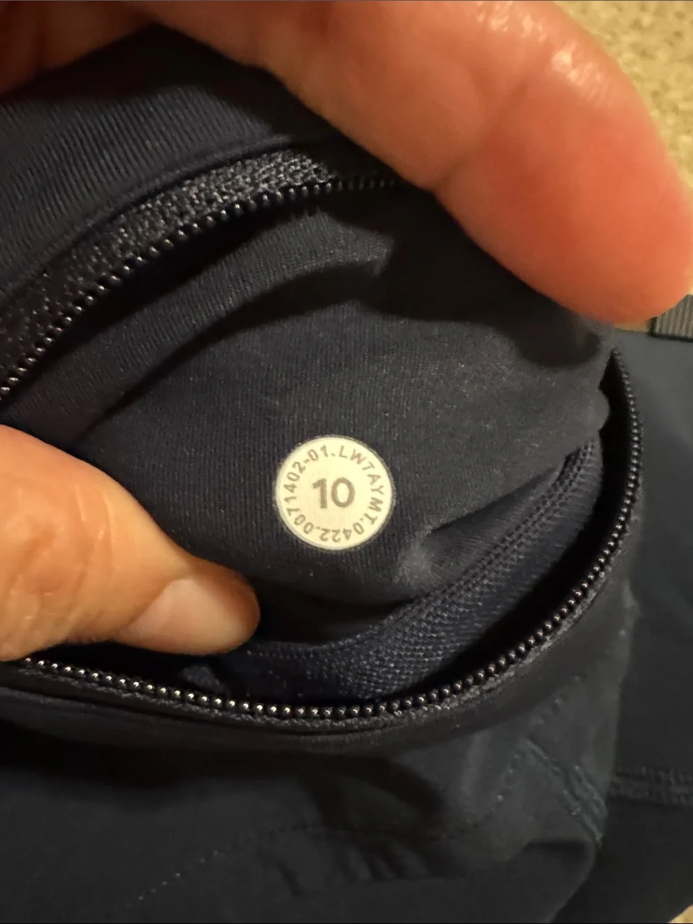 Lululemon Speed Up Short Long 4" Lined True Navy Mid Rise Workout Gym-10 - Picture 6 of 6